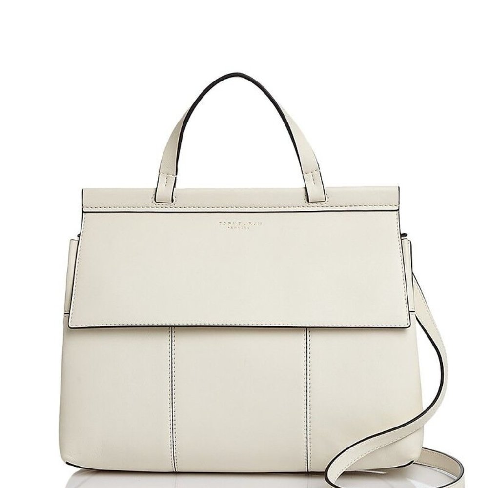 BEAUTIFUL TORY BURCH BLOCK-T SATCHEL NWOT